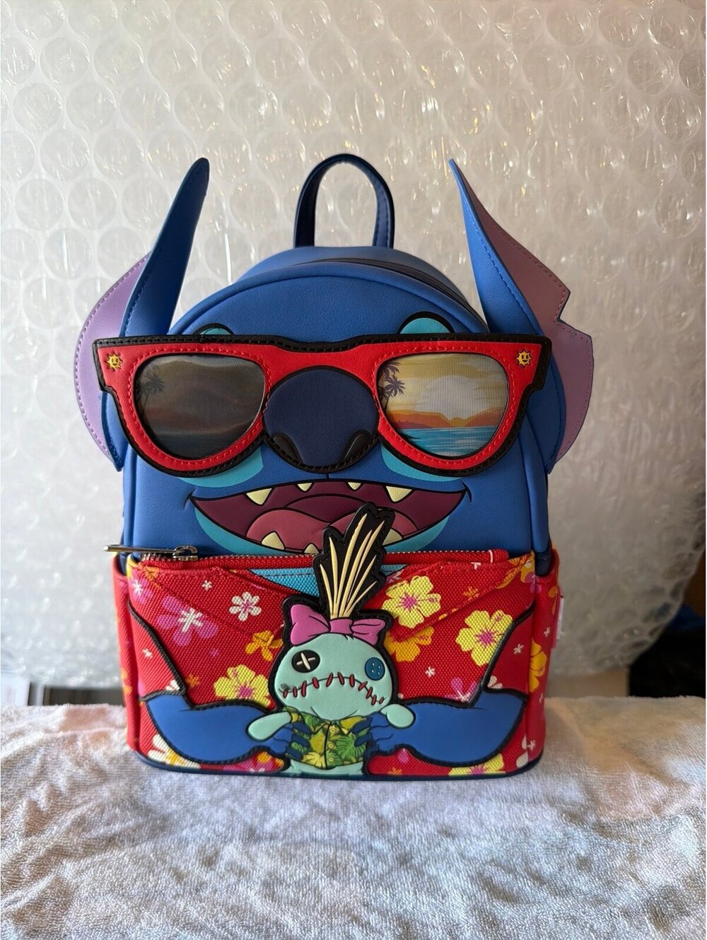 Loungefly Disney Stitch Vacation Backpack SDCC Exclusive Backpack NWT